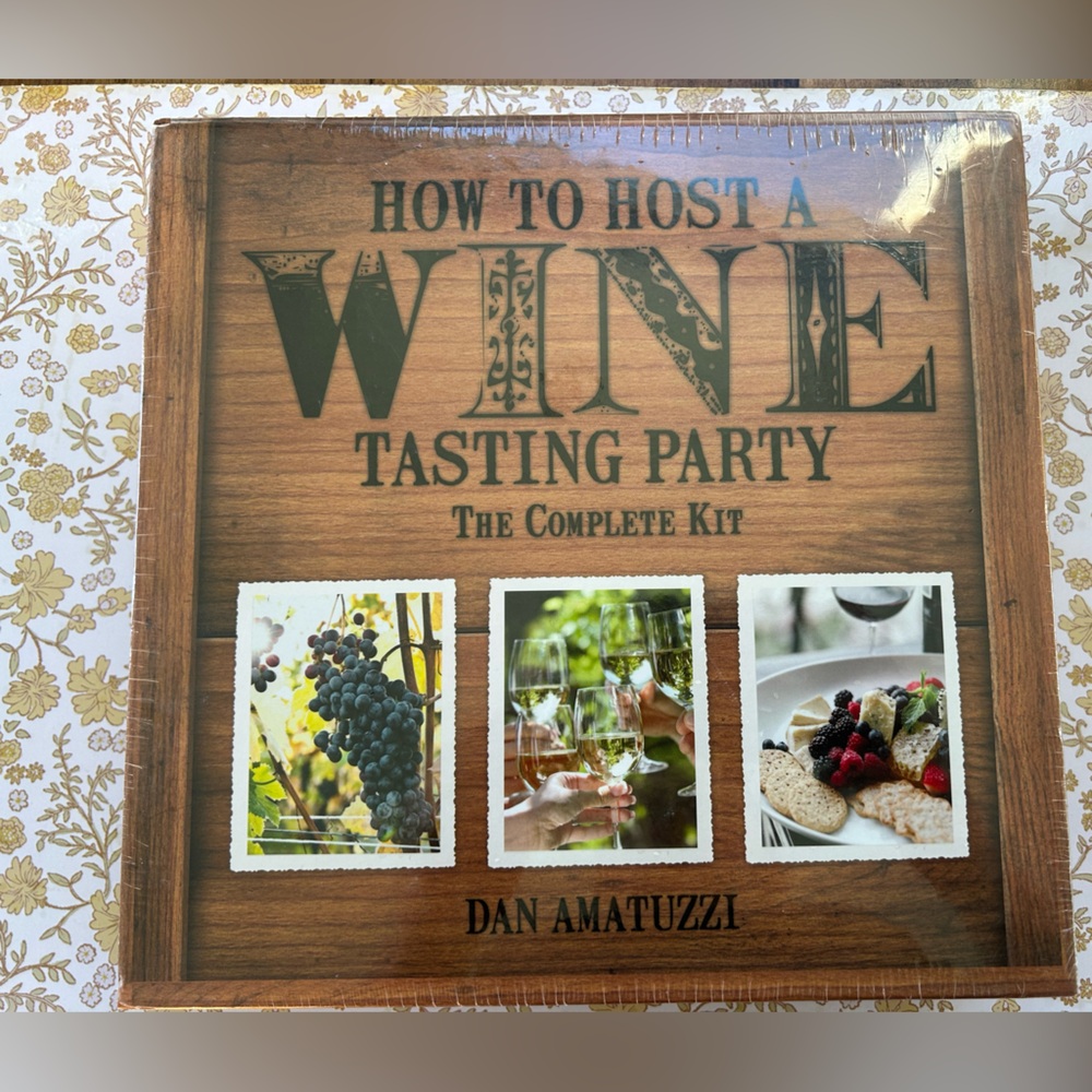 NIB How to Host a Wine Tasting Kit